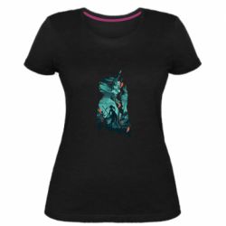 Женская премиум футболка Xiao silhouette - PrintSalon
