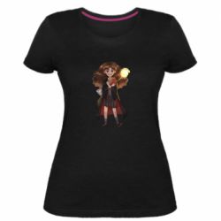 Жіноча преміум футболка Кумедна Герміона - PrintSalon