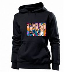 Женское худи All Main Characters - PrintSalon