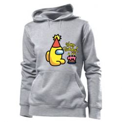 Худі жіноче Among Us Happy Birthday - PrintSalon