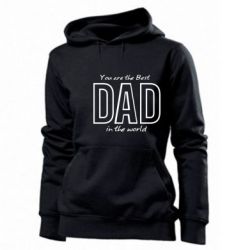Худі жіноче Best dad text - PrintSalon