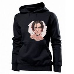 Женское худи Damiano David  portrait - PrintSalon
