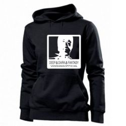 Женское худи DEEP DARK FANTASY - PrintSalon