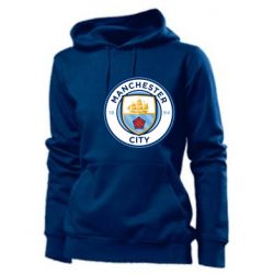 Женское худи FC Manchester City Logo - PrintSalon