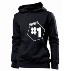 Женское худи Fortnight number 1 - PrintSalon