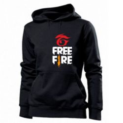 Худі жіноче Garena and Free Fire logo - PrintSalon