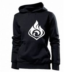 Женское худи Genshin Impact Pyro - PrintSalon