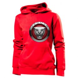 Женское худи Jaguar Logo circle - PrintSalon