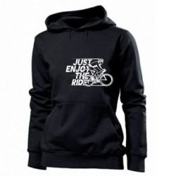Женское худи Just enjoy the ride - PrintSalon
