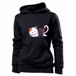 Женское худи Котик-суши - PrintSalon