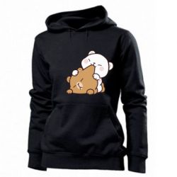 Женское худи Кусь мишки - PrintSalon