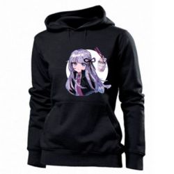 Женское худи Kyoko Kirigiri glitch art - PrintSalon