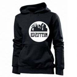 Женское худи Led Zeppelin in a circle - PrintSalon