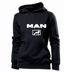 Женское худи MAN - PrintSalon