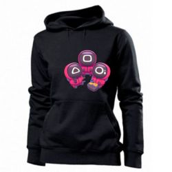 Женское худи Милые солдаты из игры в кальмара - PrintSalon