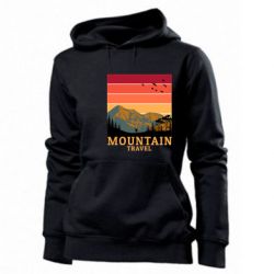 Женское худи Mountain travel - PrintSalon