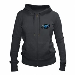 Женское худи на молнии 2020 Ford Mustang Shelby GT500 - PrintSalon