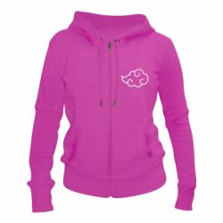 Женское худи на молнии Akatsuki Cloud