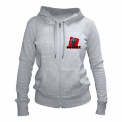 Женское худи на молнии Alar Knight of Splintered Skies - PrintSalon