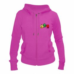 Женское худи на молнии Among Us - His Faut - PrintSalon