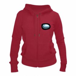 Жіноче худі на блискавці Among Us Visor - PrintSalon