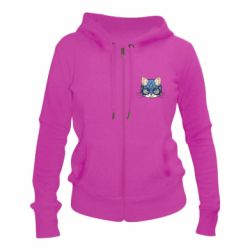 Жіноче худі на блискавці Avenger Cat - PrintSalon