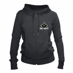 Жіноче худі на блискавці Боєць CoD - PrintSalon