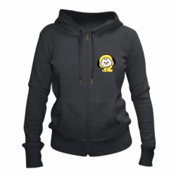 Женское худи на молнии Chimmy BT21 - PrintSalon