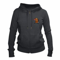 Женское худи на молнии Daggett Beaver