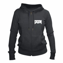 Жіноче худі на блискавці Doom - PrintSalon