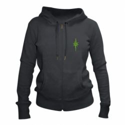 Женское худи на молнии Dragon Age ( Inquisition symbol )