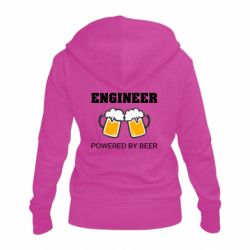 Женское худи на молнии Engineer Powered By Beer