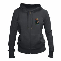 Женское худи на молнии Эйкити Онидзука - PrintSalon