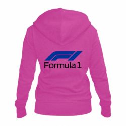 Женское худи на молнии Formula 1 Logo