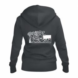 Жіноче худі на блискавці Gorillaz group - PrintSalon