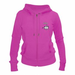 Женское худи на молнии Хоба - PrintSalon