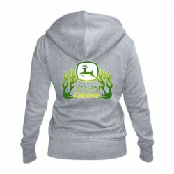 Жіноче худі на блискавці John Deer Art - PrintSalon