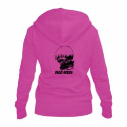 Женское худи на молнии Kaneki Dead Inside - PrintSalon