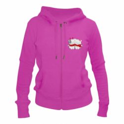 Женское худи на молнии Kittens In Love