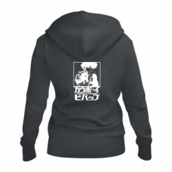 Женское худи на молнии Ковбой Бибоп с ружьем - PrintSalon