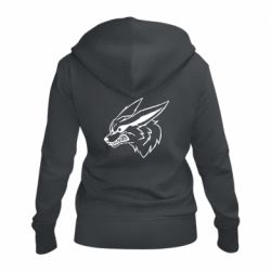 Женское худи на молнии Kurama line art - PrintSalon