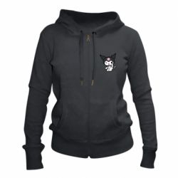 Женское худи на молнии Kuromi hello kitty - PrintSalon