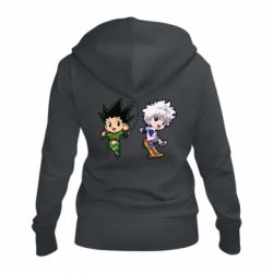 Женское худи на молнии Little Hunter x Hunter - PrintSalon