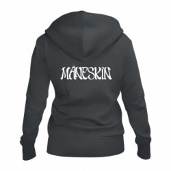 Женское худи на молнии Måneskin logo art