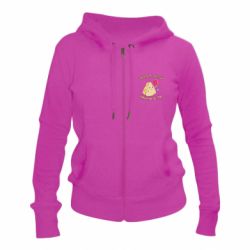 Женское худи на молнии Накатила Грусть