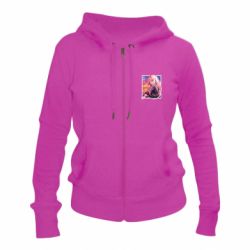 Женское худи на молнии Ноль Два - PrintSalon