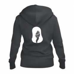 Женское худи на молнии Orochimaru tongue