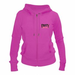 Женское худи на молнии Poppy Playtime Logo - PrintSalon