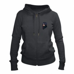 Жіноче худі на блискавці Portrait of Itachi - PrintSalon