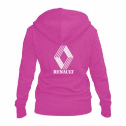 Женское худи на молнии Renault 1972 Logo - PrintSalon